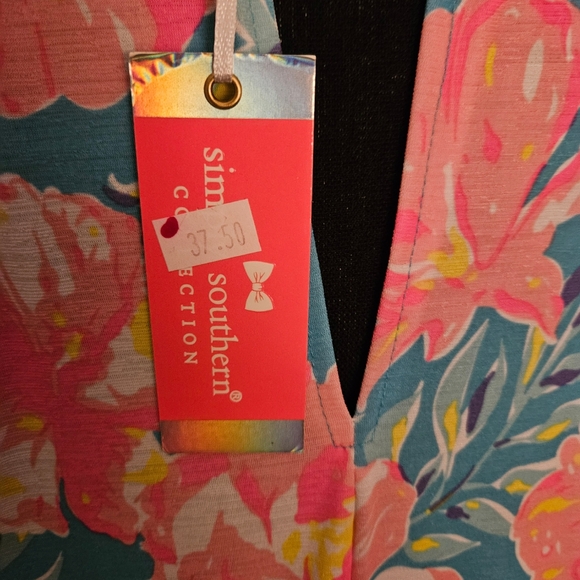 NWT Simply Southern Tropical Maxi Dress - Picture 4 of 8